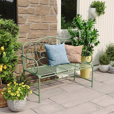 Banc de jardin extérieur - vert
