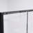 Single Sliding Opening Shower Door 56-60"W X 72"H Semi-Frameless Design Design Shower Glass Panel, 1/4" (6Mm) Clear Tempered Glass, Transparent Safety Film