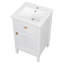 Meuble-lavabo de 20 pouces avec lavabo intégré