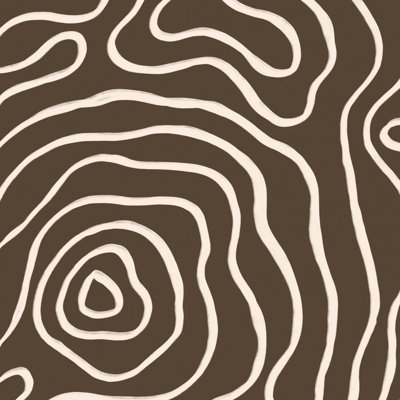 " Brown Topographic Map "