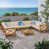 Teak Frame / Beige Cushion