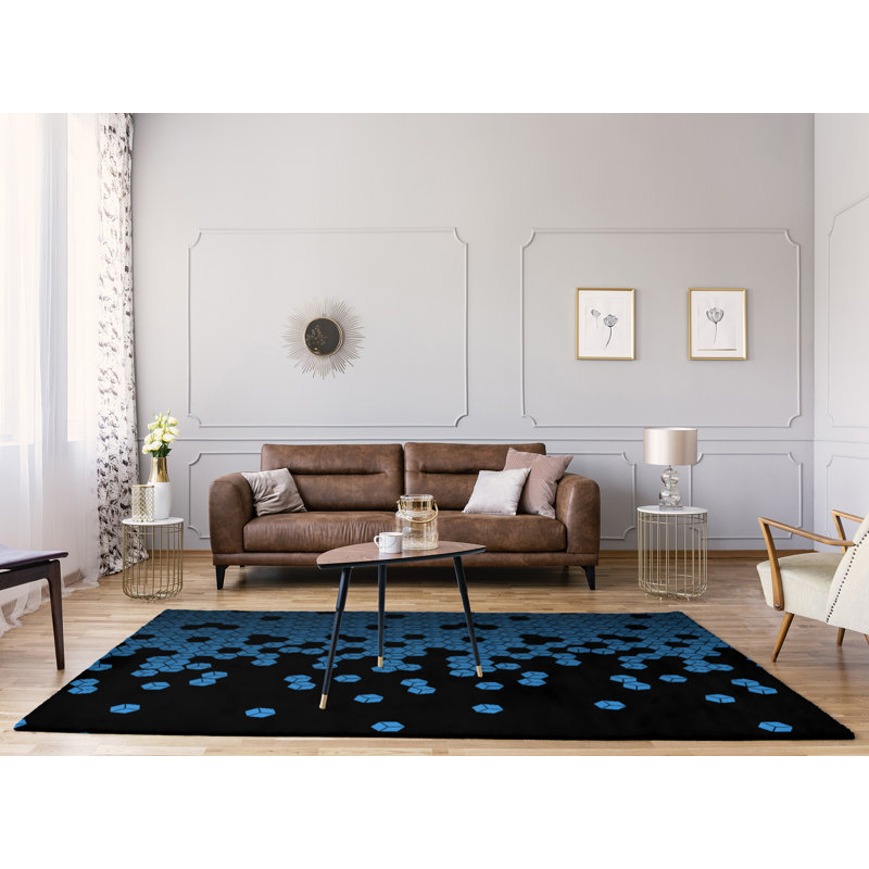 Chenille Geometric Indoor Rug, Rectangle 9' x 12'