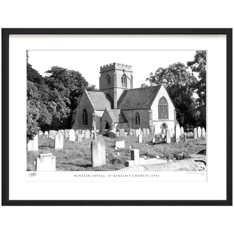 Minster Lovell, St Kenelm's Church C1955 by Francis Frith - Single Picture Frame Print, 28cm H x 36cm W x 2.3cm D