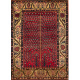 Hand Knotted Wool Geometric Area Rug
