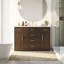 Meuble-lavabo 48 po avec portes à fermeture douce et rangement à six tiroirs-602959733