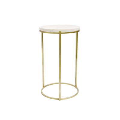 Beacon Marble Top End Table