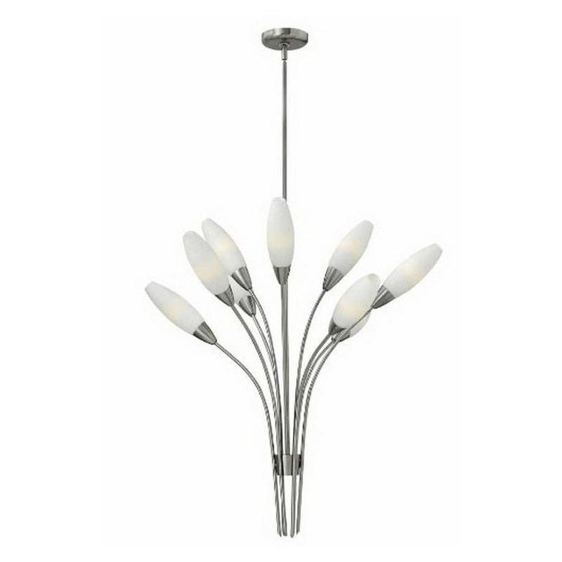 Lustre linéaire 9 lumières spoutnik moderne Aumiller