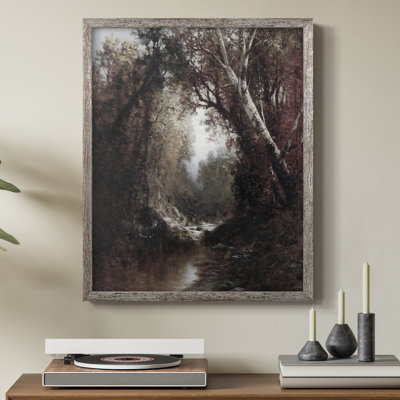 «Vintage Landscape CVI», reproduction encadrée - bois massif