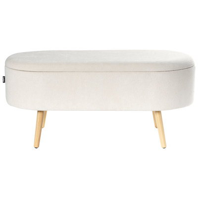 OKLAHOMA Chenille Upholstered Storage Bench