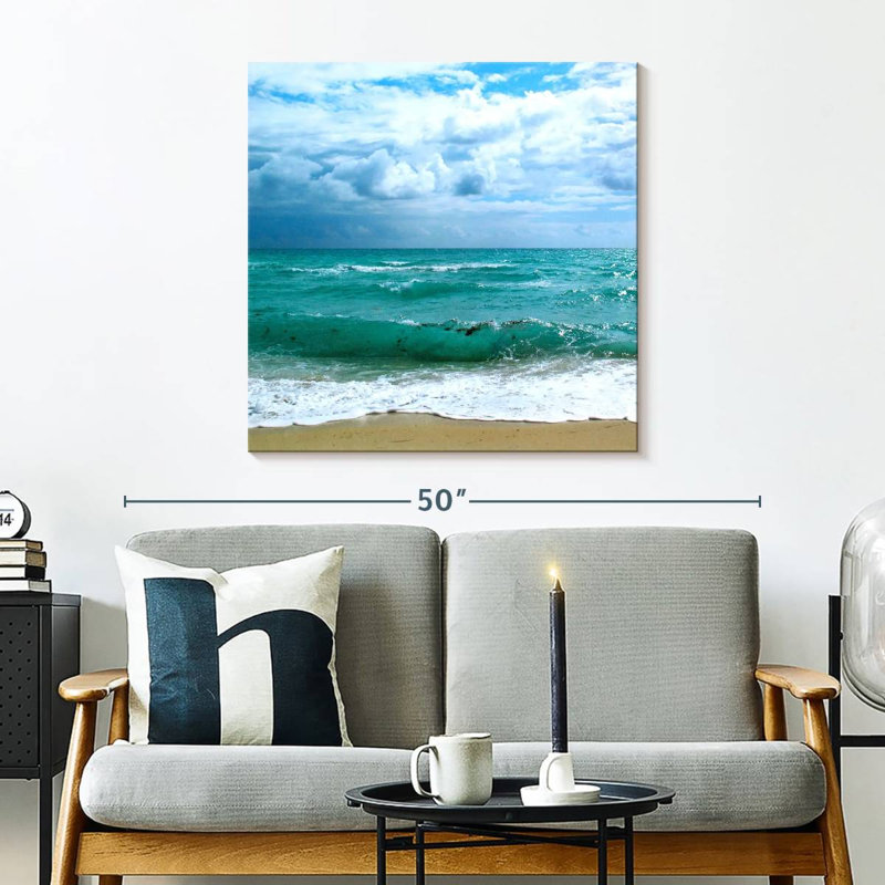 Gillard bleu sarcelle Surf II, H 30 po x l 30 po