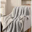  Jeté en sherpa doux et confortable-340036018