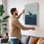 Whale in Motion Coastal - Wrapped Canvas-1595437188-1595437211