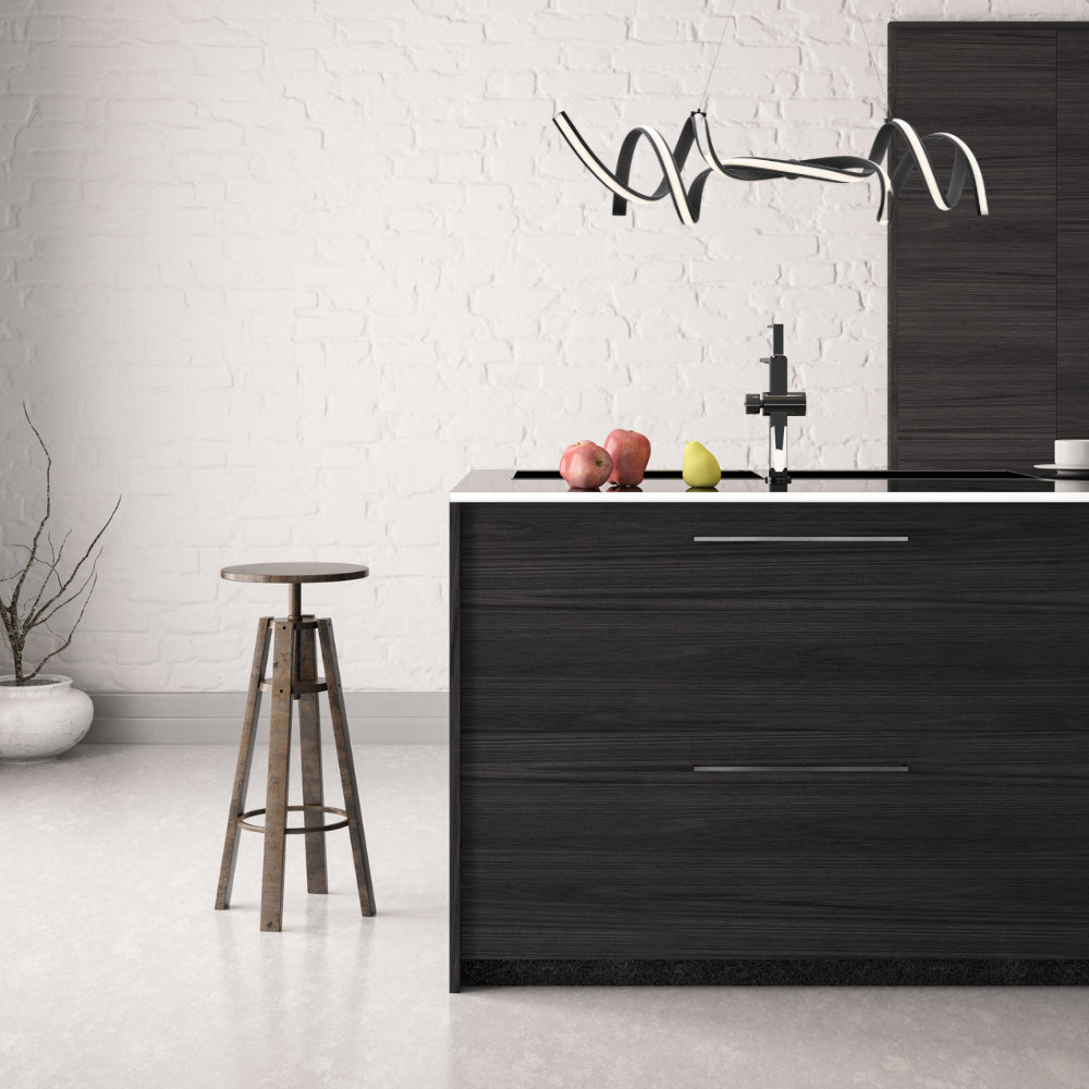 Lourde Unique / Statement Geometric LED Chandelier Orren Ellis 