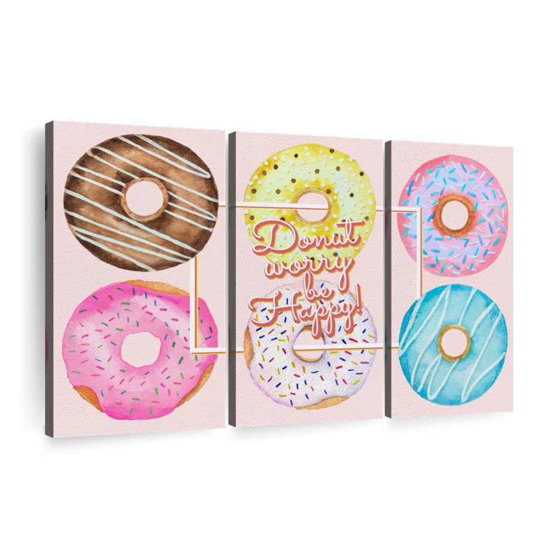 «Beigne Donut», reproduction sur toile, H 38 po x l 24 po x P 1,25 po