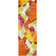 Tapis abstrait jaune / rouge Stilson