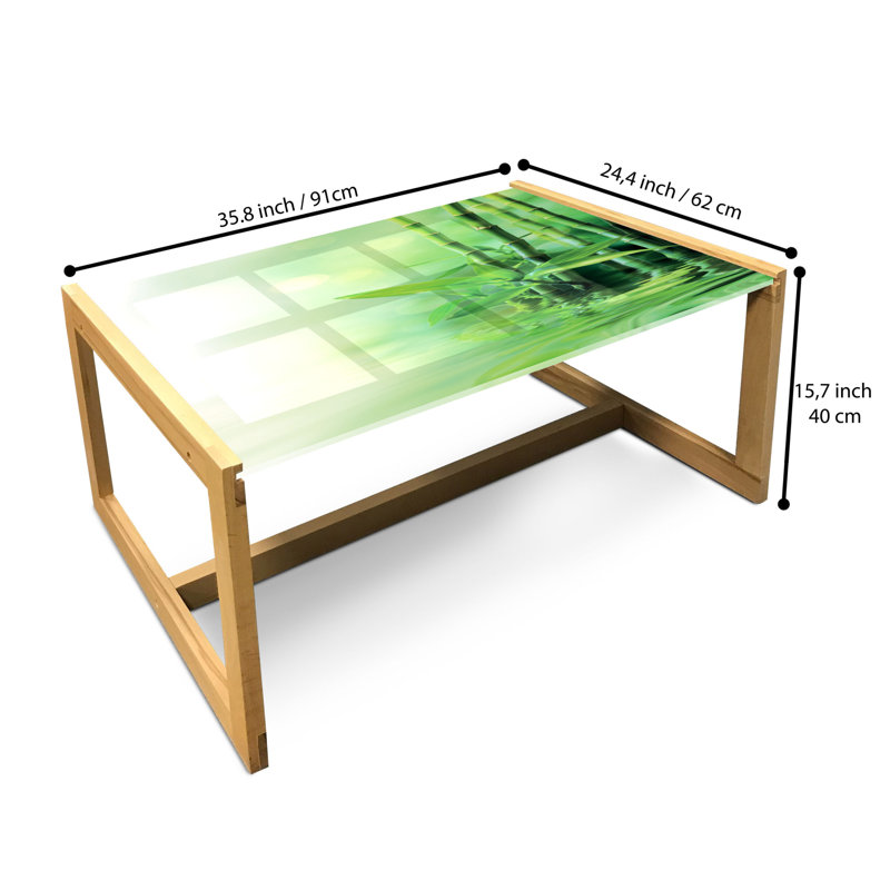 Jahsire Sled Coffee Table, 40cm H x 91cm W x 62cm D