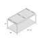 Table basse avec tablette et plateaux amovibles 34,75 po Planas-1154449427