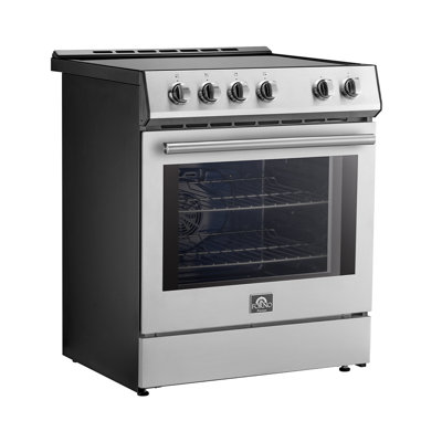 Forno Leonardo Espresso 30"" Slide-In Electric Induction in Stainless-Steel, 5.0 cu. Ft -  FFSIN0982-30