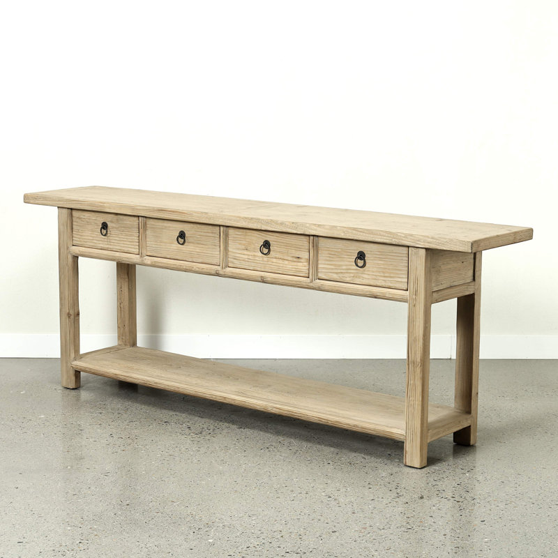 91'' W Solid Wood Console Table