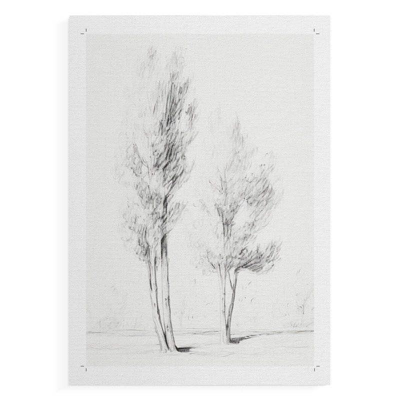 Croquis rétro IV - reproduction de toile seulement - non encadrée, H 27 po x l 18 po