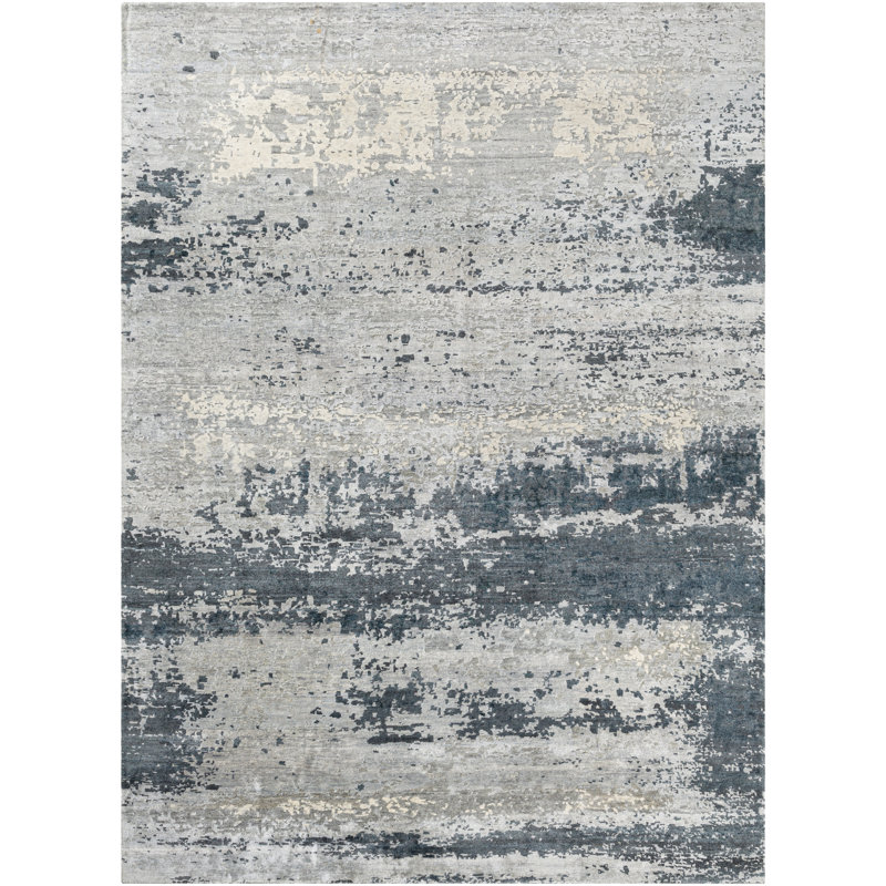 Hand Knotted Abstract Indoor Rug