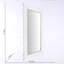 Miroir rectangulaire en bois massif sculpté à la main de forme ondulée, 36 x 72 pouces, idéal pour les grandes décorations murales et pour rehausser la lumière