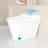Intelligent Bidet Toilet With Auto Open Seat, Siphonic Jet For Waste Removal, Warm Air Drying And Led Display, White Ceramic Dryer, Flushing, Display Seat Temperature Adjustment, Color-129111092