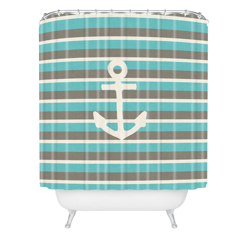 Rideau de douche simple anchor