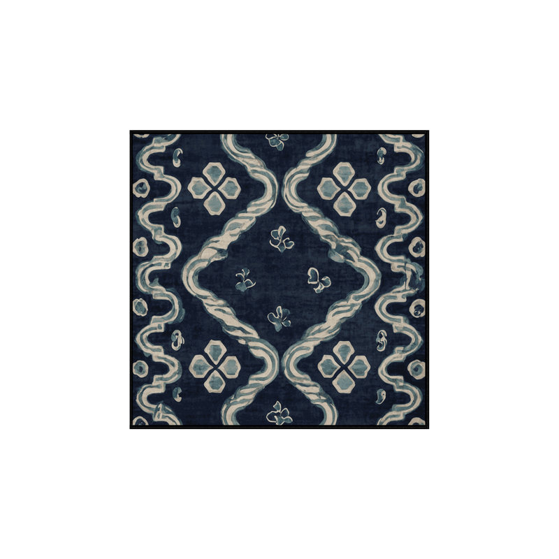 Machine Washable Gray Area Rug, Square 6'