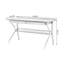 Bureau rectangulaire en bois massif noir-4766424