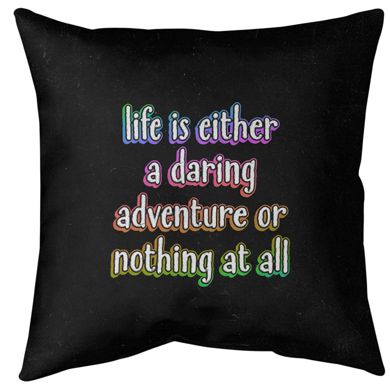 Coussin de sol, 40 po x 40 po, Noir/bleu/vert