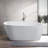 59.05" x 28.34" Freestanding Soaking Acrylic Bathtub, Single-slipper Freestanding Tub