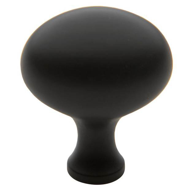 1.625" Length Oval Knob, Oil-Rubbed Bronze