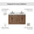 Thornaby  Solid Wood Double Bathroom Vanity with 1.5'' Carrara Quartz Top-911363657-906429790