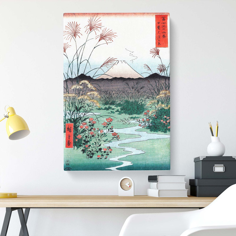 The Otsuki Plain In Kai Province by Utagawa Hiroshige - Wrapped Canvas, 60cm H x 40cm W x 3cm D