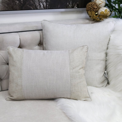  Rectangular Linen Pillow Cover & Insert