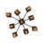 9 - Light Dimmable Square / Rectangle Chandelier