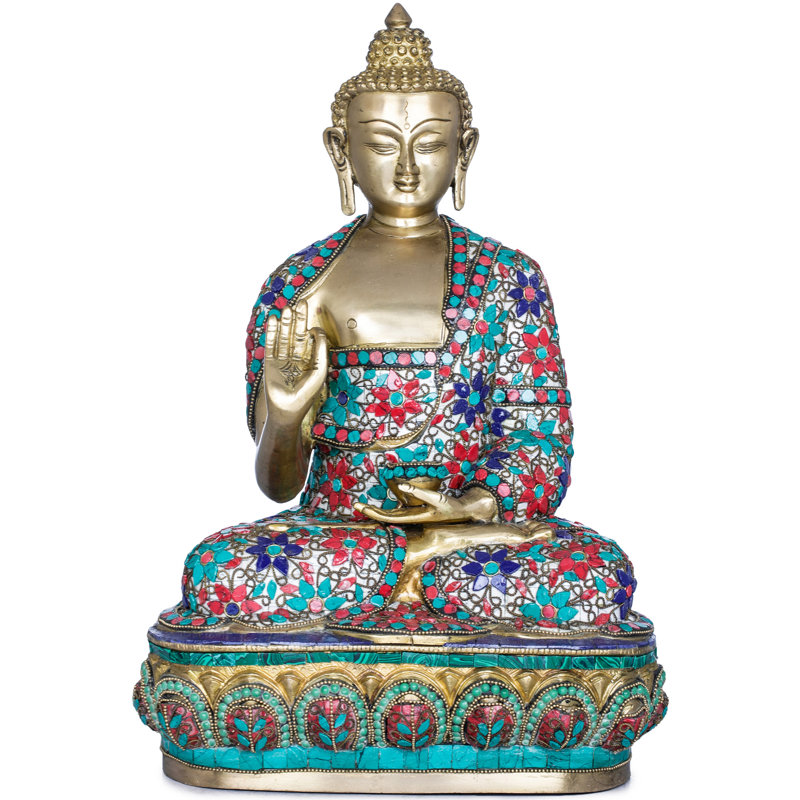 Bouddha dans un geste de prédication - Bouddhiste tibétain