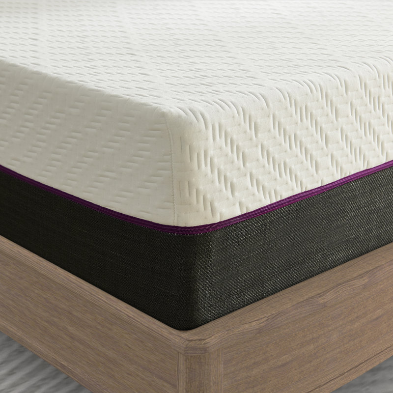 Alwyn Home Winchendon Medium-Firm Gel Memory Foam Mattress - High-Density Support, Motion Isolation &  Removable Cover, Queen