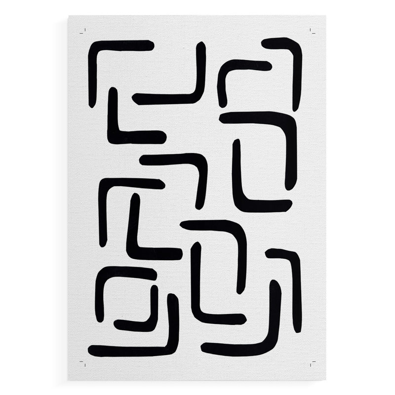 Shuffle III - Impression sur toile seulement - NON-CADRE, H 18 po x l 12 po