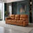 Light Brown Foil Fabric