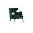 Velveteen Velvet Wingback Chair-186028590