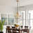 Hanging Glass Shade Ceiling Light Adjustable Height