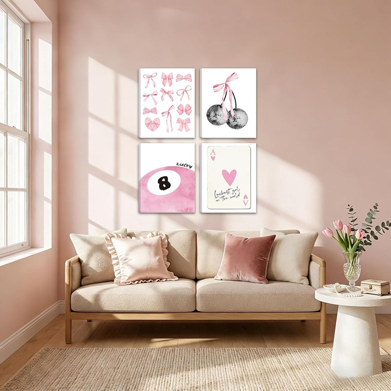 4 Piece Wrapped Canvas Print