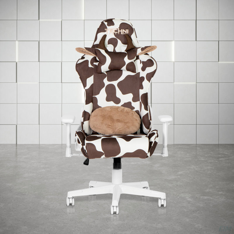 Fauteuil de jeu, chaise de bureau LUXX Series, Noir, Noir / blanc