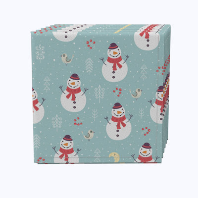 Eddina 100% Cotton No Pattern Square Napkin