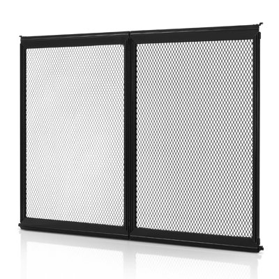 Adjustable Rv Screen Door Grille",aluminum Alloy Pet Protection Screen Door Cover, Easy Install For Camper Rv Entry Door