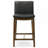 Shannon Counter Chair In Black Vegan Leather-489673725