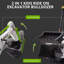 4 en 1 JCB Licensed 12V Kids Ride On Electric Car - Excavator, Bulldozer & Tractor - Télécommande, Siège réglable, Chargeur frontal, Fonction Digger, Avertisseur sonore, Pneus EVA durables - Blanc et vert-132968751