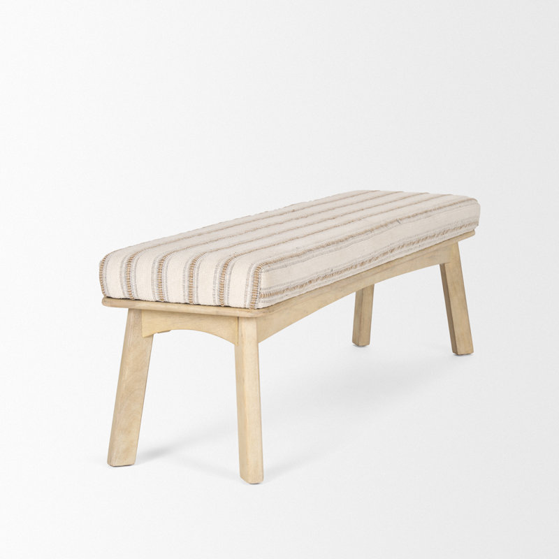 Banc en tissu Clyatt